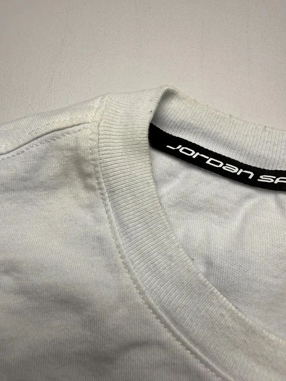 Jordan Shirt Mens Large White Dri-Fit Face Graphic Tee Basketball Airbrush